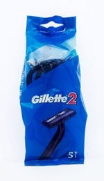 Gillette 2 Disposable Razors 5pk