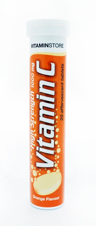 Effervescent Vitamin C Tablets 1000mg 20pk