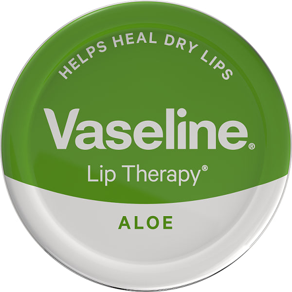 Vaseline Lip Therapy With Aloe Vera Tin