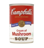 Campbells Condensed Cream of Mushroom Soup 295g [532]