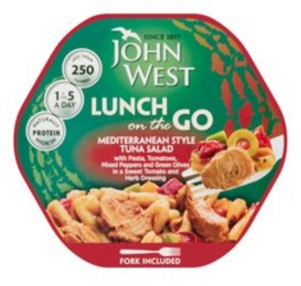 John West On The Go Mediterranean Tuna Pasta Salad 220g