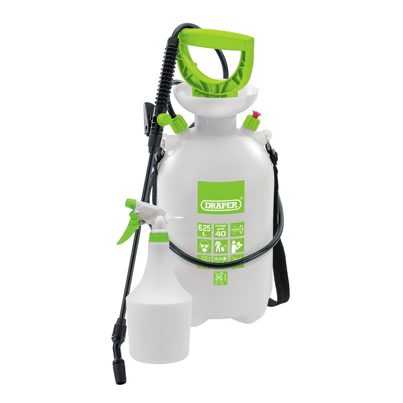 (D) Pressure Sprayer (6.25L) with Mini Sprayer (1L)