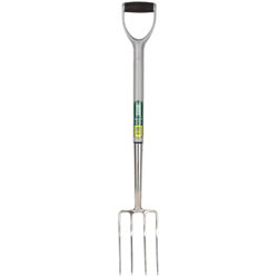 (D) Stainless Steel Soft Grip Border Fork