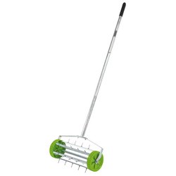 (D) Rolling Lawn Aerator (450mm Spiked Drum)