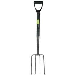 (D) Carbon Steel Garden Fork