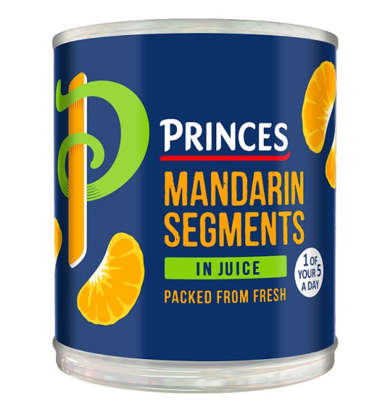 Princes Mandarin Segments in Juice 298g