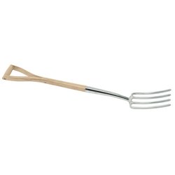 (D) Draper Heritage Stainless Steel Border Fork with Ash Handle