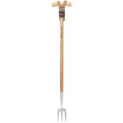 (D) Draper Heritage Stainless Steel Fork With Ash Long Handle