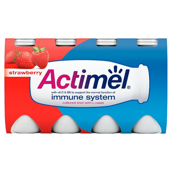 Actimel Strawberry Yogurt Drink 8pk