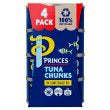 Princes Tuna Chunks in Sunflower Oil 145g 4pk