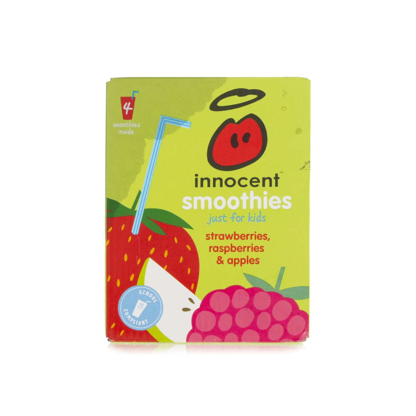 Innocent Kids Strawberries, Raspberries & Apples Juice 4 x 150ml