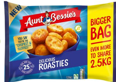 Bonne Bouche Aunt Bessies Crispy and Fluffy Roast Potatoes 2.5kg