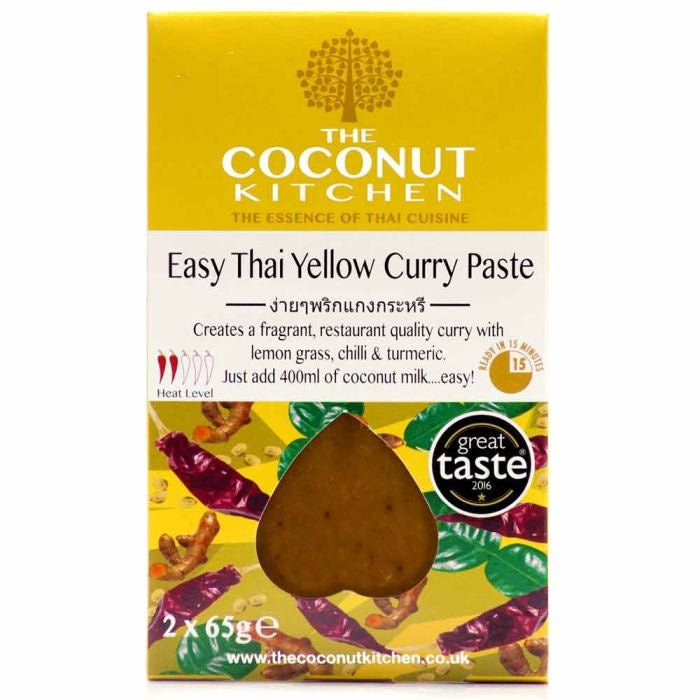 The Coconut Kitchen Easy Yellow Curry Paste 65g 2pk[692]