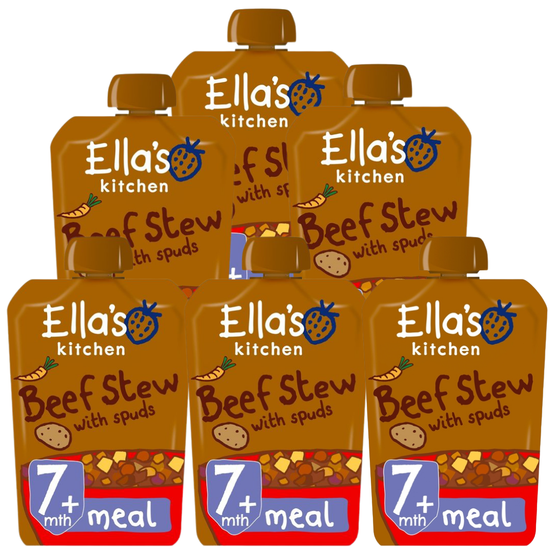 (IP) 42740 Ellas Kitchen Organic Beef Stew 7m 130g Case of 6