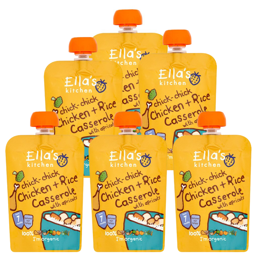 (IP) 42741 Ellas Kitchen Organic Chicken Casserole 7m 130g Case of 6