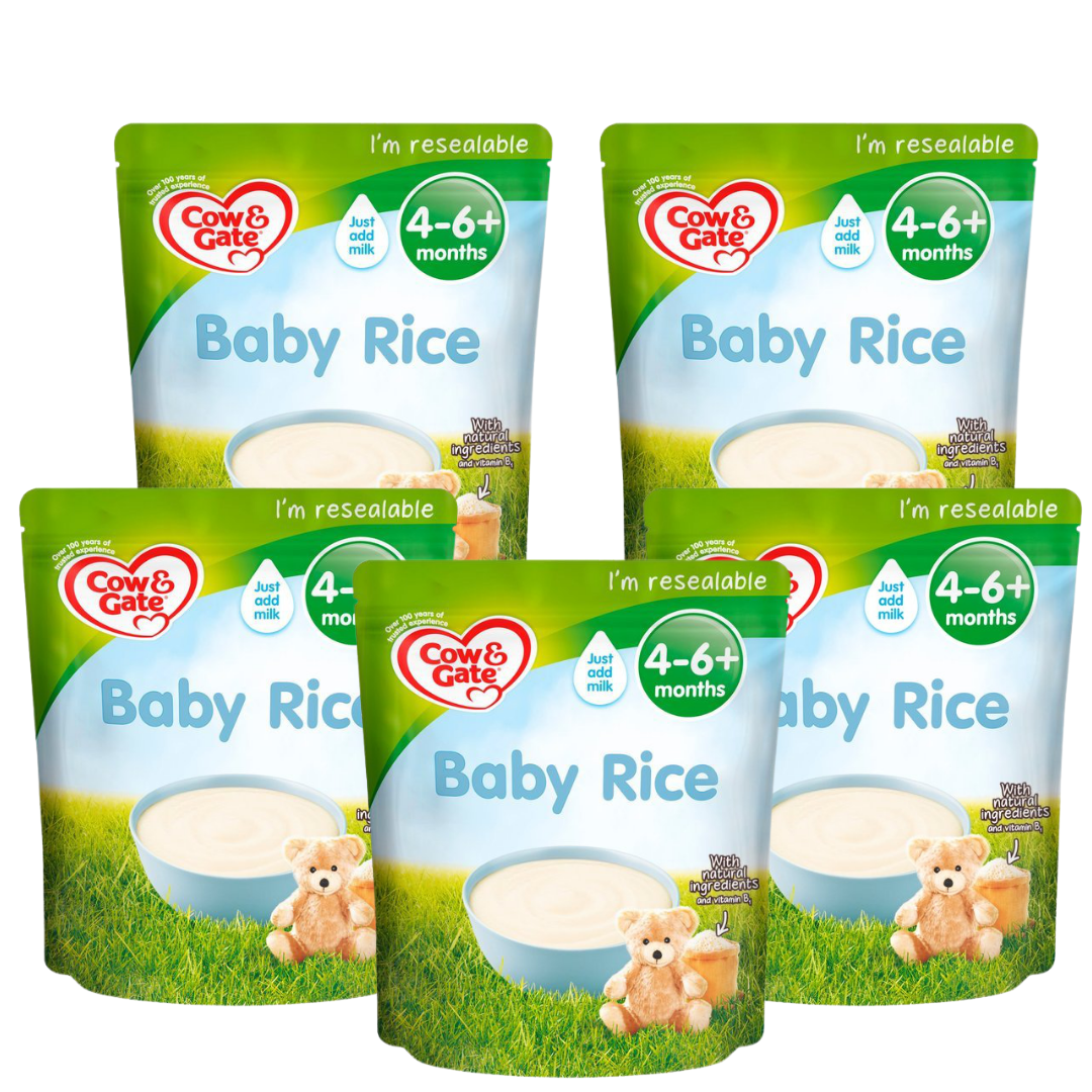 (IP) 90392 Cow and Gate Baby Rice 4m 100g Case of 5