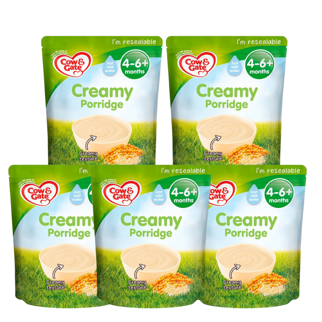 (IP) 42440 - Cow and Gate Creamy Porridge 4m 125g Case of 5