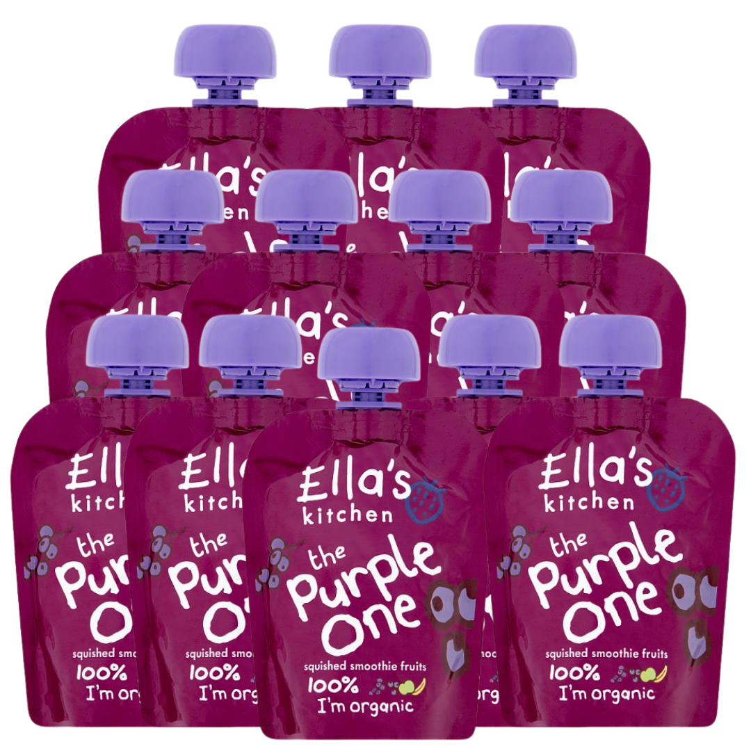 (IP) 96891 Ella's Kitchen Organic The Purple One Smoothie, 12 x 90g