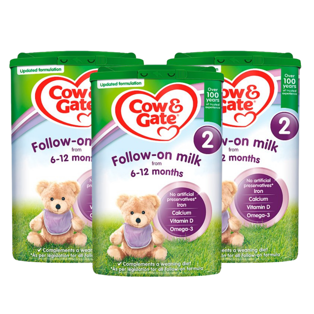 (IP) 59959 Cow and Gate Follow on Milk 800g Pack of 3 (Half Case)