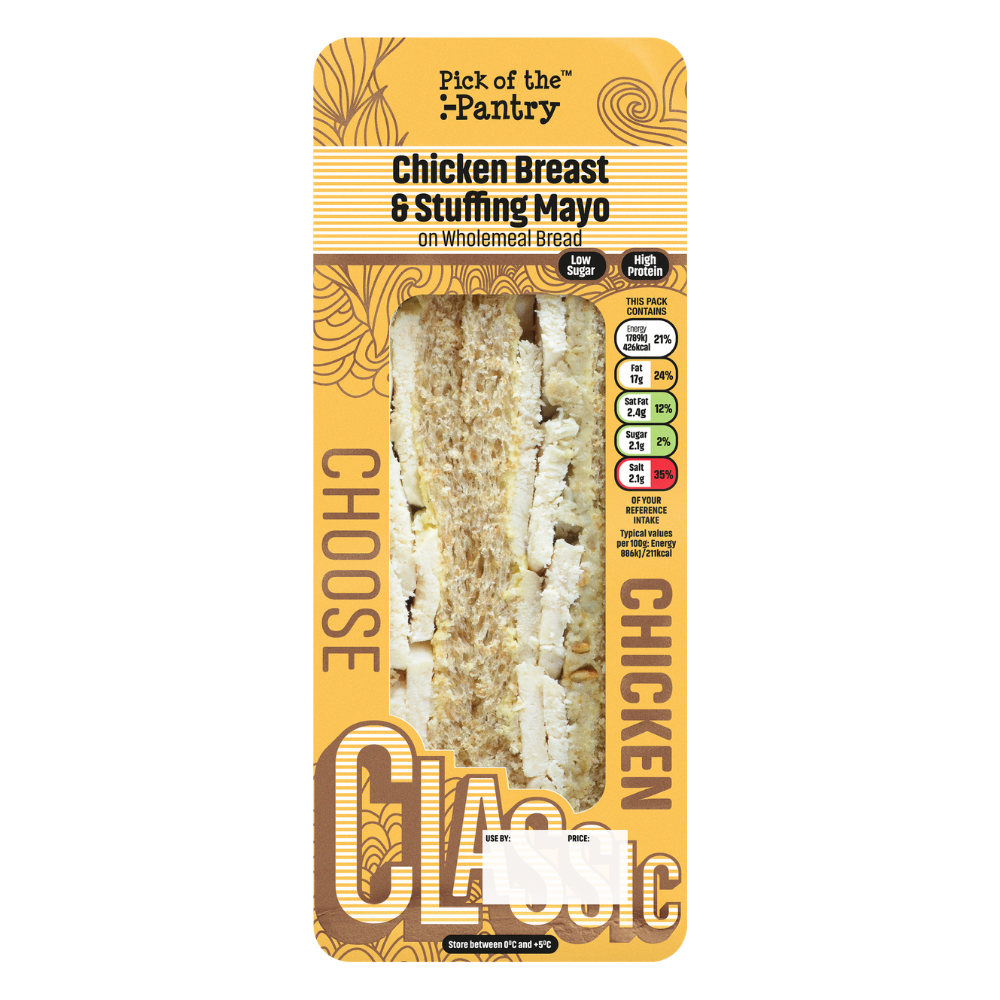421296 Pick of the Pantry Chicken and Stuffing Mayo Sandwich