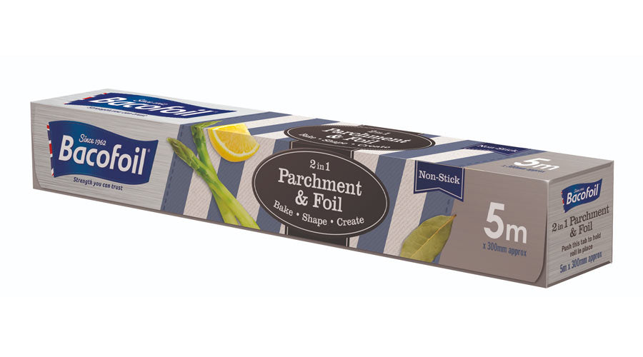 Bacofoil 2 in 1 Parchment & Foil 30cm x 5LM