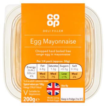 Co-op Deli Filler Egg Mayonnaise 200g
