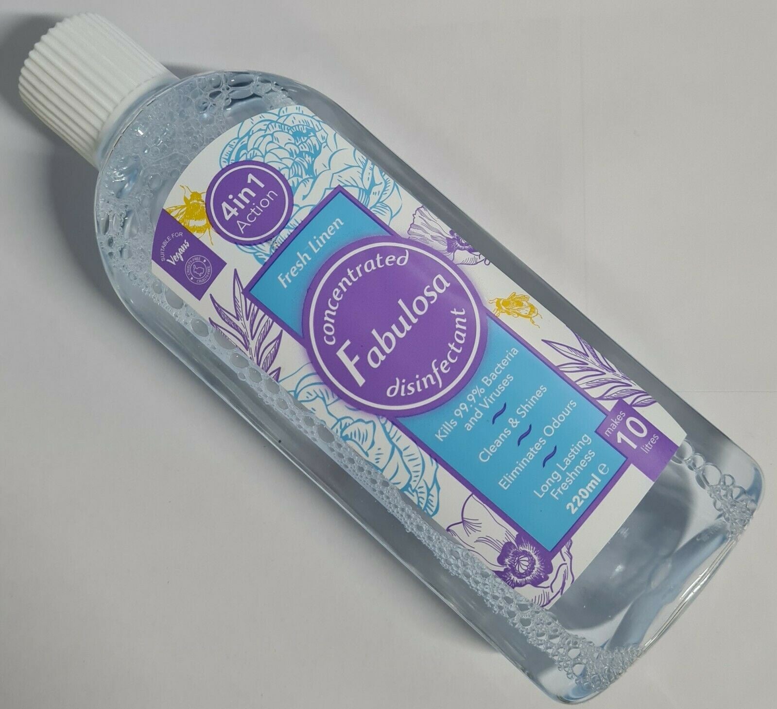Fabulosa Concentrated Disinfectant Fresh Linen 220ml