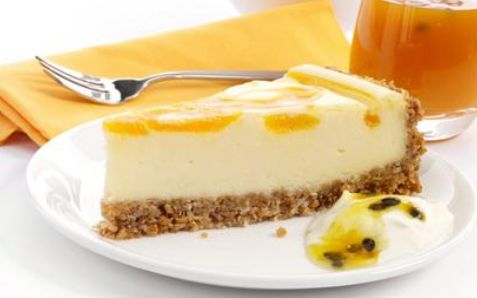 Bonne Bouche Gluten Free Passion Fruit & Mango Cheesecake 14 portions