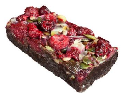 Bonne Bouche Perfectly Baked Gluten Free Raspberry Brownie Traybake 12 portions