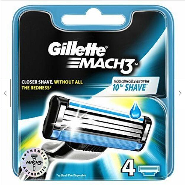 Gillette Mach 3 Blades 4pk