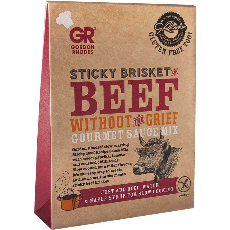 Gordon Rhodes Sauce Mix Sticky Brisket of Beef 75g