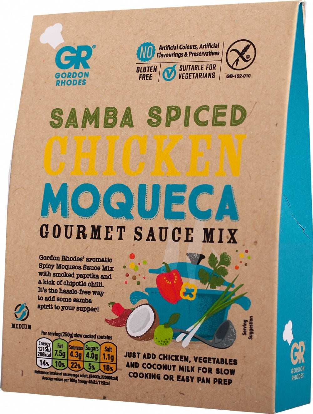 Gordon Rhodes Sauce Mix Samba Spiced Chicken Moqueca 75g