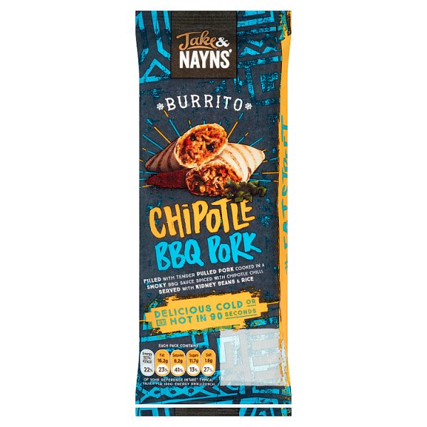 154126 Jake & Nayns Chipotle Pork Burrito 205g