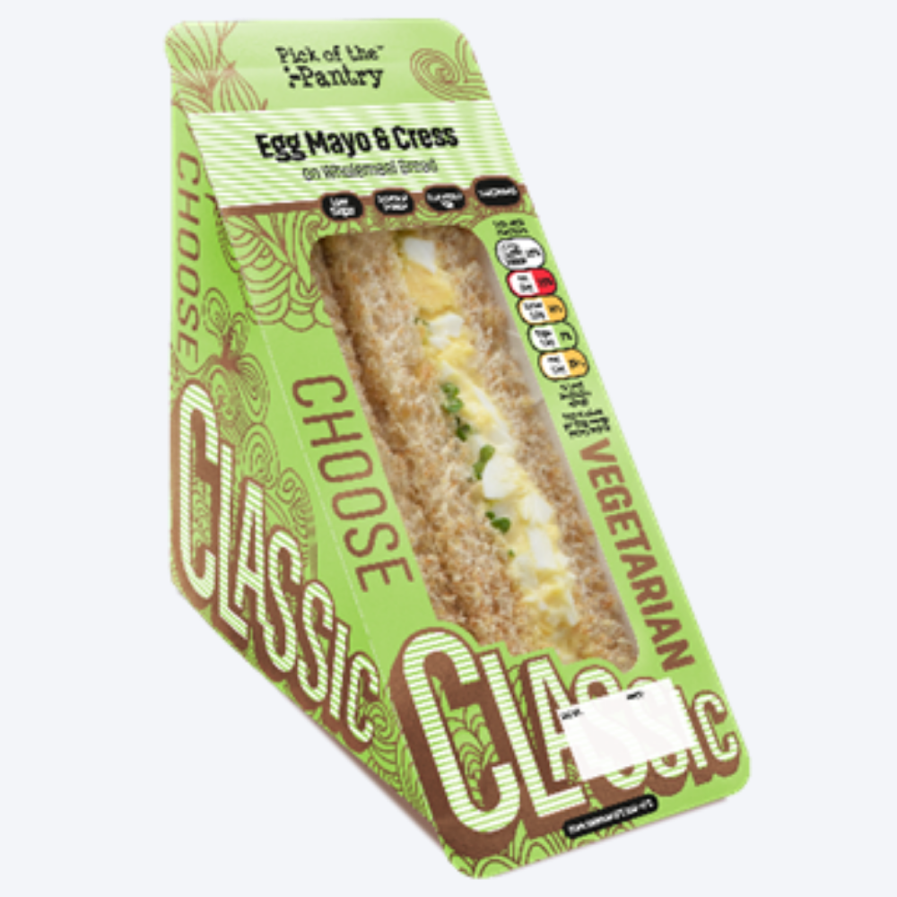 421222 Pick of the Pantry Free Range Egg, Mayonnaise & Cress Sandwich