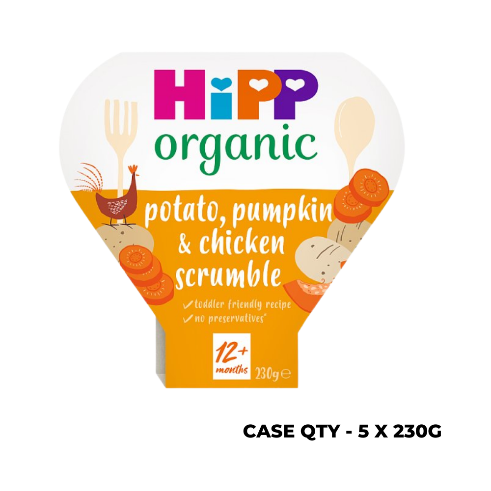 (IP) 96353 Hipp Organic Potato, Pumpkin & Chicken Scrumble 1-3 years, Case of 5