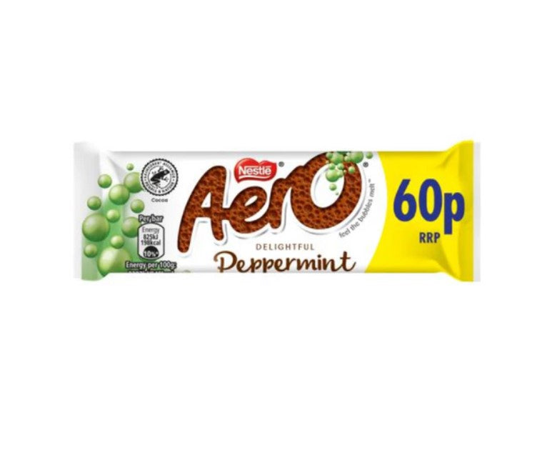 Nestle Aero Bubbly Peppermint Bar 38g