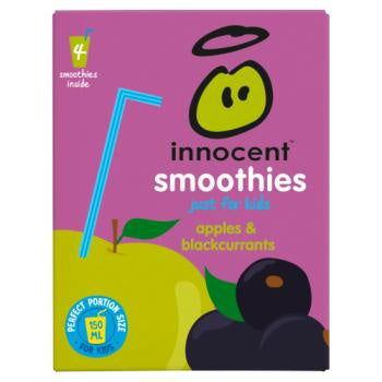Innocent Kids Apple & Blackcurrant 4 x 150ml