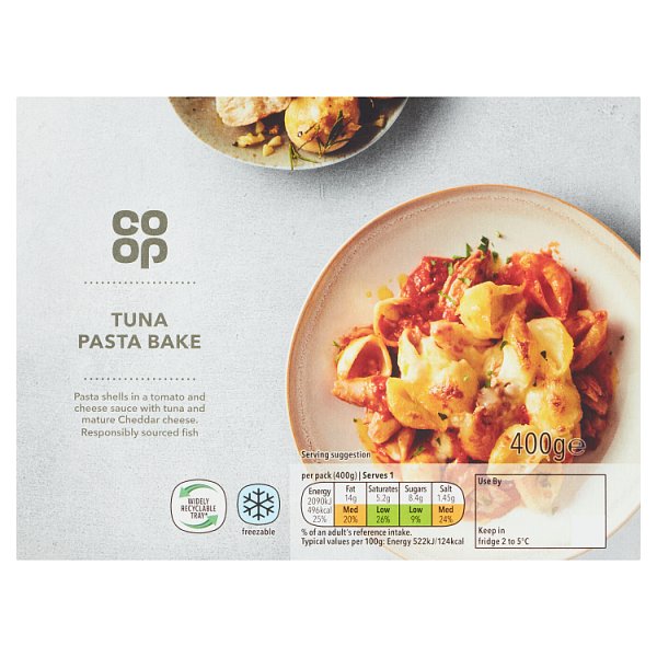603047  Co-Op Tuna Pasta Bake