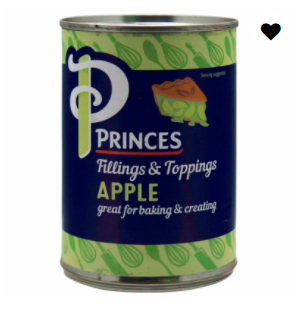 Princes Apple Fruit Filling 395g