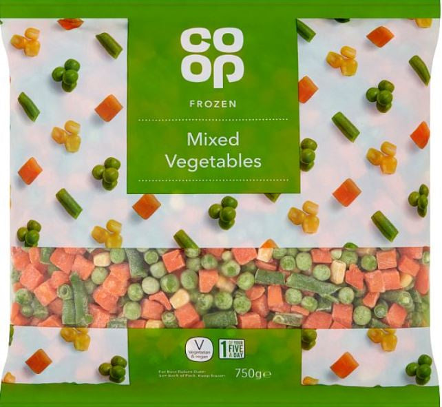 Co-op Frozen Mixed Vegetables 750g