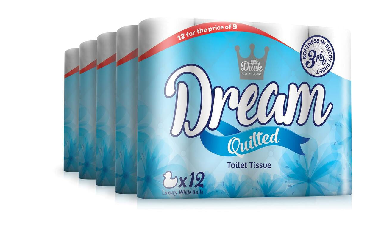 Dream Luxury Toilet Roll 3ply 12pk