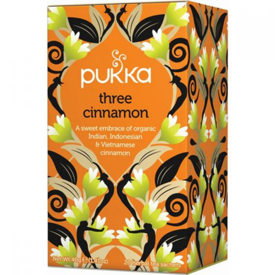 Pukka Teabags Three Cinnamon 20pk