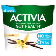 Danone Activia 0% Vanilla 115g 4pk QS