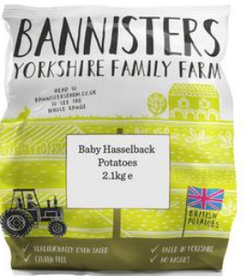 Bonne Bouche Bannisters  Baby Hasselback Potatoes 2.1kg