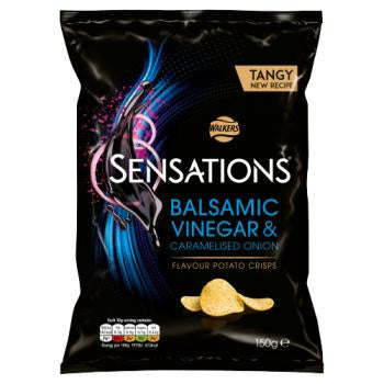 Walkers Sensations Balsamic Vinegar & Onion 150g