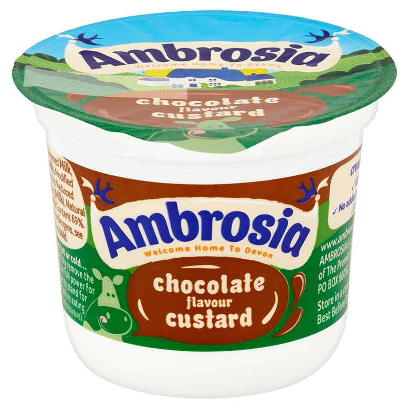 Ambrosia Chocolate Flavour Custard 150g