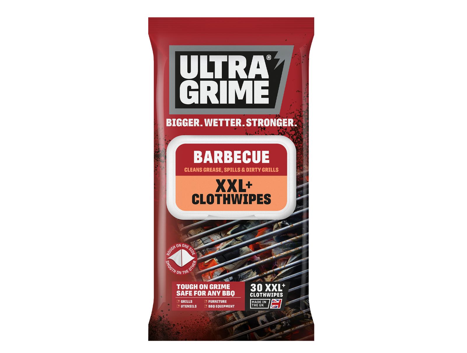 UltraGrime Wipes Barbecue 30pk