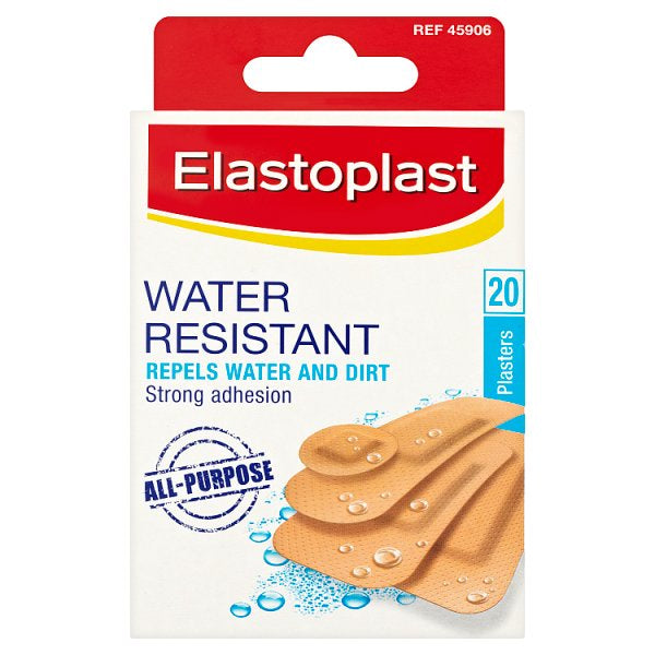 Elastoplast Water Resistant Plasters 20pk