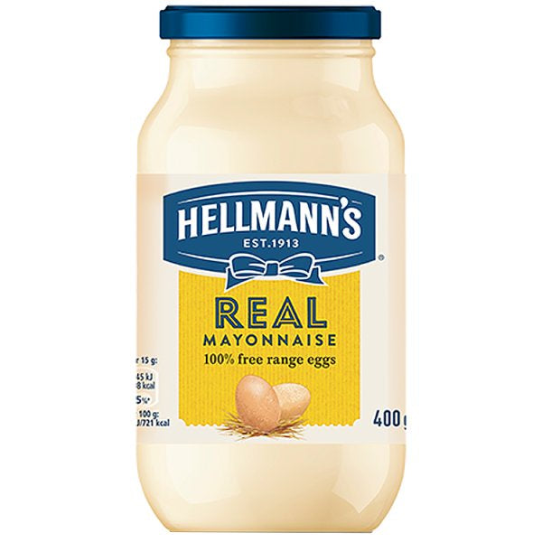 Hellmanns Real Mayonnaise Jar 400g
