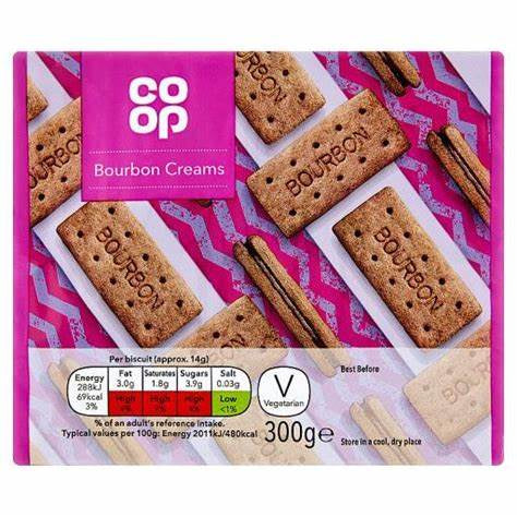 Co-op Bourbon Creams 300g
